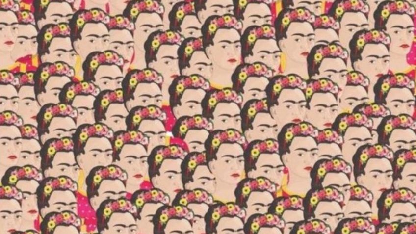 Test Visual: Descubre la Frida Kahlo sin cejas en 9 segundos y obtén el récord; solo 3 de cada 100 lo logra