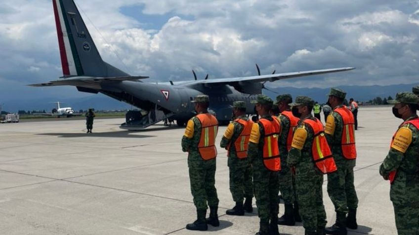 Repatrian a otros siete cuerpos de mexicanos, es el tercer vuelo que llega al AIT