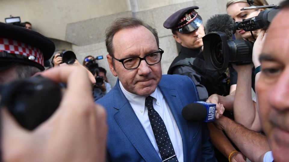 Spacey se declaró este jueves no culpable de los cinco delitos sexuales que se le imputan. FOTO: EFE