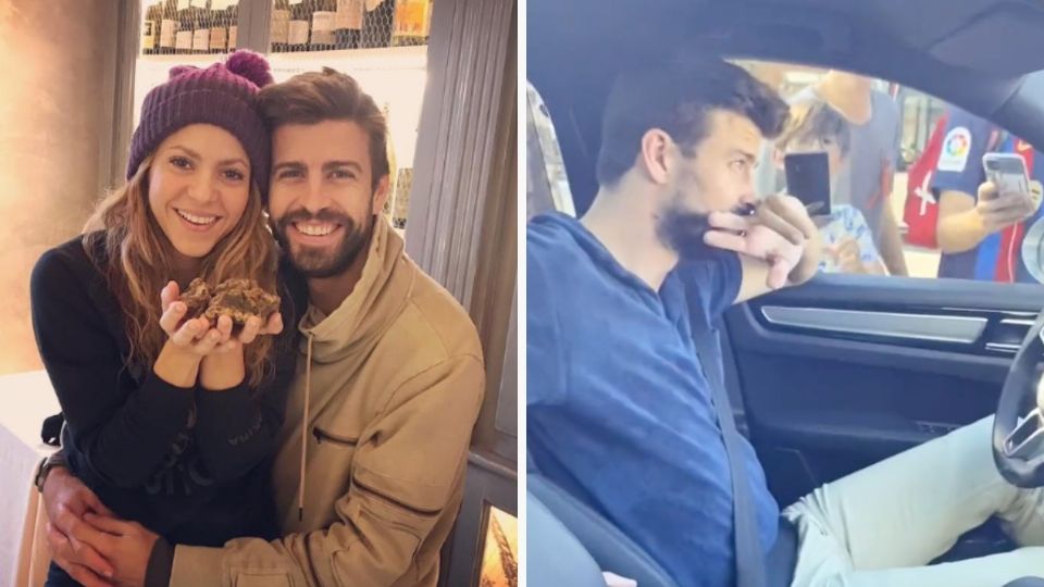 Piqué es captado escuchando 'Inevitable' de Shakira