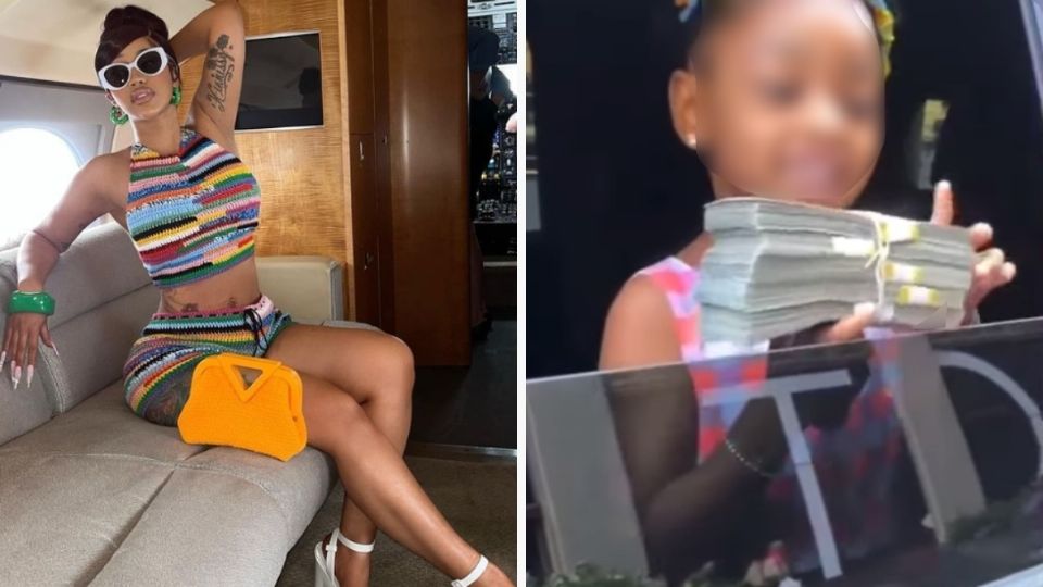 Cardi B regala 50 mil dólares a su hija por su cumpleaños