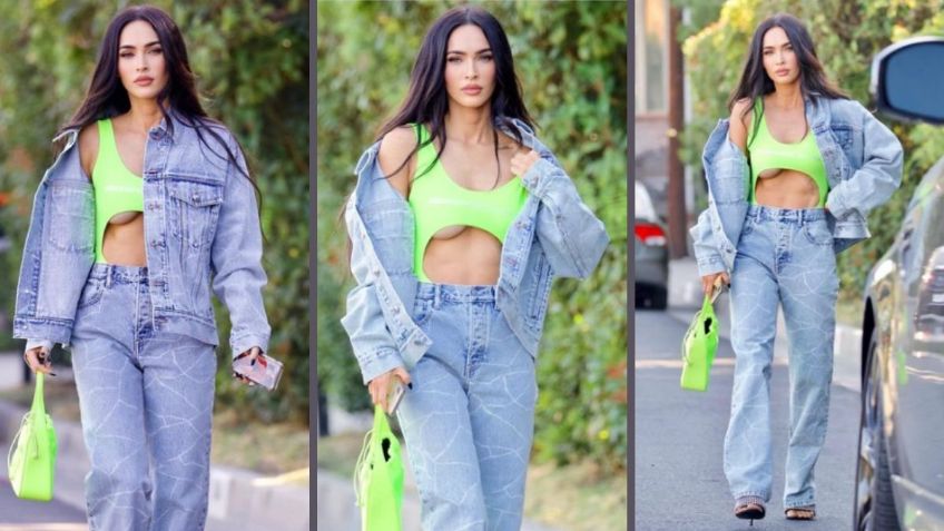 Megan Fox: La FOTO que demuestra que el verde neón es el color ideal para las pieles de bronce