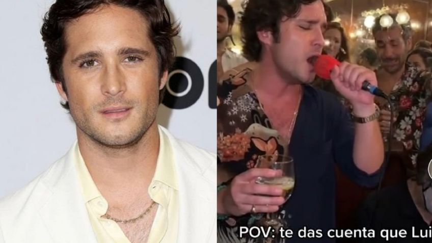 Tunden a Diego Boneta por "cantar mal" en un bar y lo comparan con Luis Miguel | VIDEO