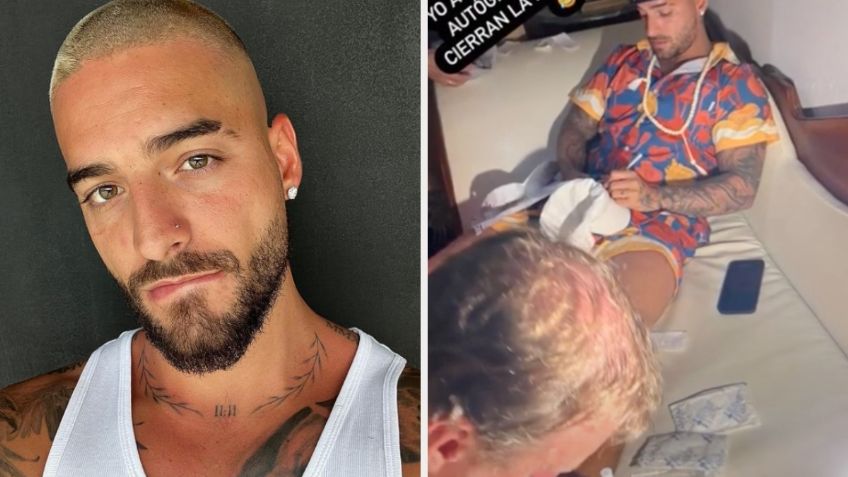 Maluma sufre accidente en Ibiza y se lesiona el pie | VIDEO