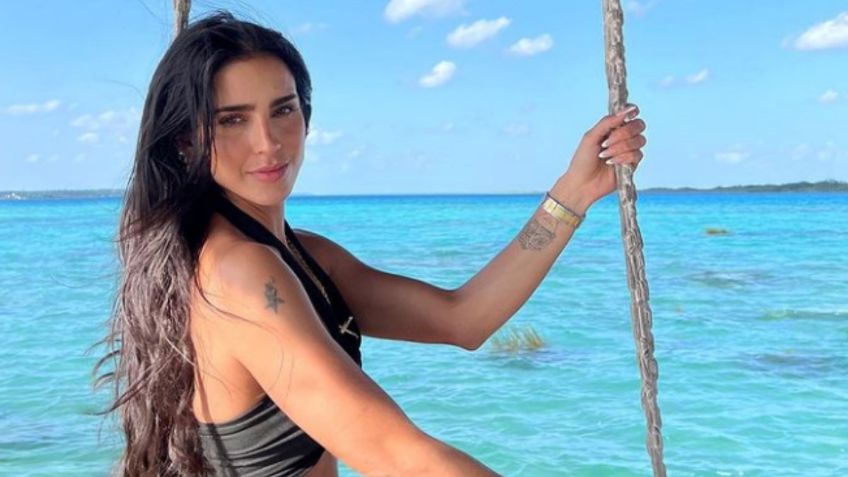 Bárbara de Regil se luce en bikini blanco desde la playa | VIDEO