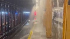 Fuertes lluvias ocasionan cascadas de agua dentro del metro de Nueva York | VIDEO