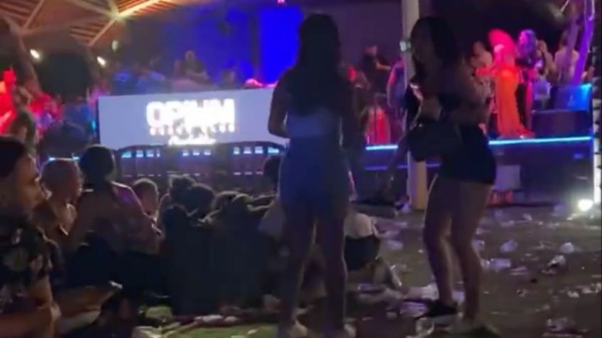 El momento exacto en que se desata una balacera en bar de Marbella; hay 5 heridos | VIDEOS