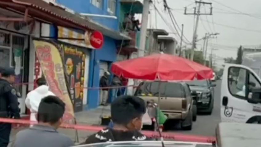 IMÁGENES FUERTES: Momento exacto que "motosicario" mata a balazos a un vendedor de tamales en Santa Martha Acatitla