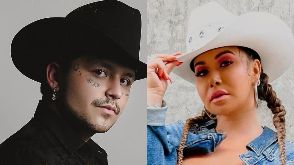 Christian Nodal y Chiquis Rivera son intérpretes de regional mexicano. FB/nodal, chiquisrivera