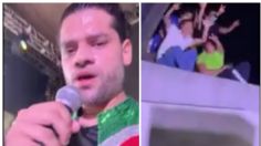 Alan Zamudio de Mi Banda El Mexicano exhibe a fanáticos que ven su concierto GRATIS desde el techo de una casa | VIDEO