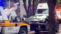 Choque de McLaren destrozado y abandonado en Polanco genera misterio