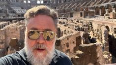 "Mi antigua oficina": Russell Crowe regresa al Coliseo romano 22 años después de "Gladiador"