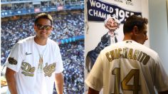 Chicharito se olvida de la MLS y asiste al juego de las estrellas de béisbol con jersey de los Dodgers | FOTOS