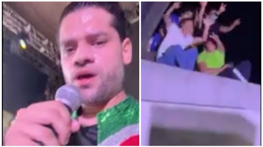 Alan Zamudio de Mi Banda El Mexicano exhibe a fanáticos que ven su concierto GRATIS desde el techo de una casa | VIDEO