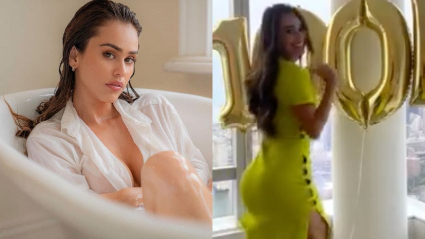 Yanet García desafía a Instagram con coqueto baile en entallado vestido | VIDEO