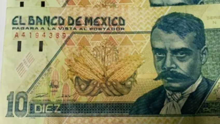 Medio MILLÓN a quien tenga este billete de 10 pesos con estas características |FOTO