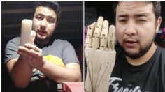 Joven pierde la mano y crea prótesis de madera: VIDEO