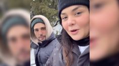 Yuridia y Matías desmienten crisis matrimonial desde la nieve: "Van a estar inventando...hasta que le atinen"