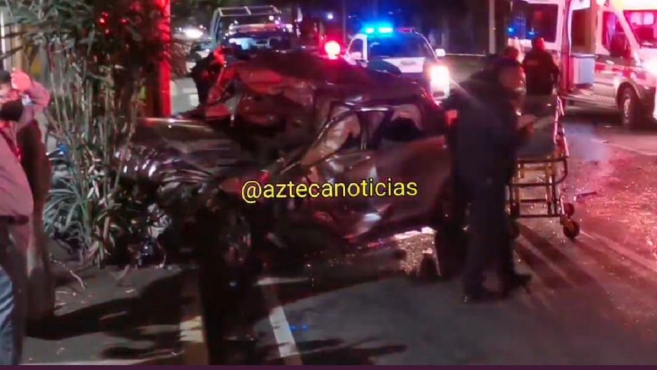 El accidente sucedió en la colonia Del Valle.