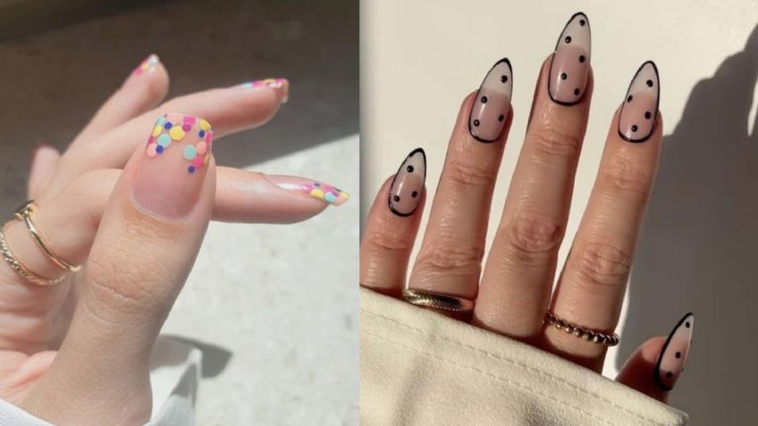 5 diseños de uñas para sumarse a la tendencia "Dot Nails" de este verano