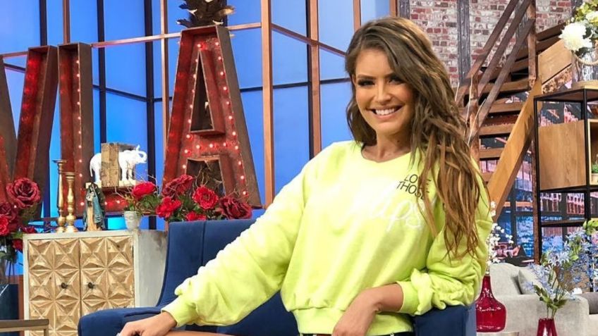 Vanessa Claudio da cátedra de estilo con crop top y maxifalda en tonos verdes | FOTOS