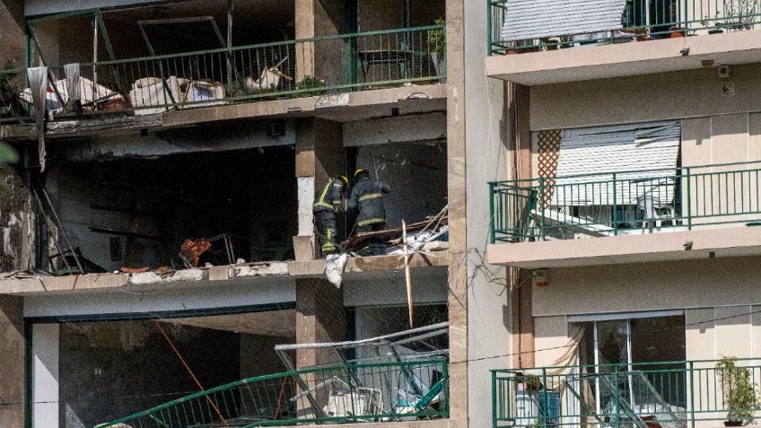 Fuerte explosión por acumulación de gas en un edificio departamental deja heridos graves en Uruguay | VIDEO