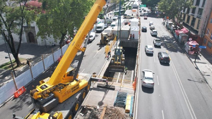 Comienza descenso de maquinaria para los trabajos de modernización de la L1 del Metro