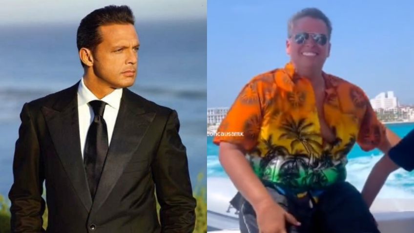 Encuentran al "doble" de Luis Miguel en una fiesta desde el mar y este VIDEO lo prueba