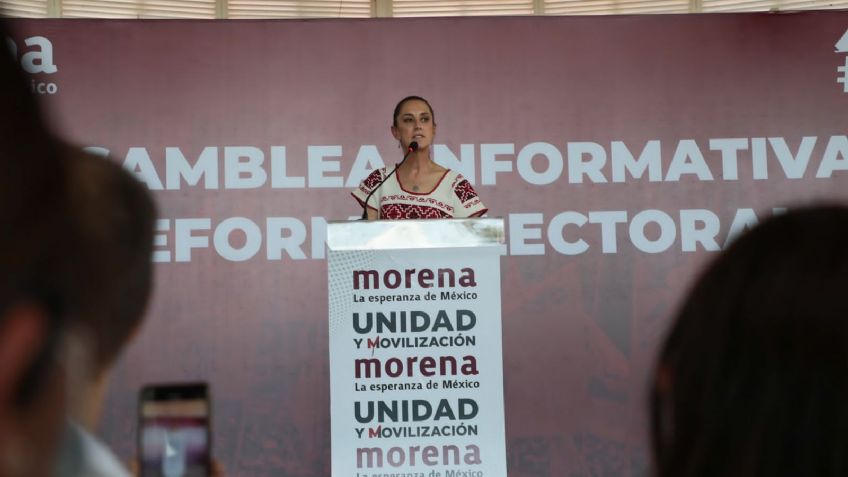 Claudia Sheinbaum: "Debemos continuar con nuestra convicción democrática y asegurar una reforma electoral"