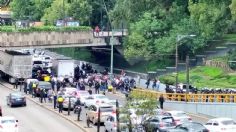 Manifestantes bloquean circulación en Circuito Interior y Chapultepec