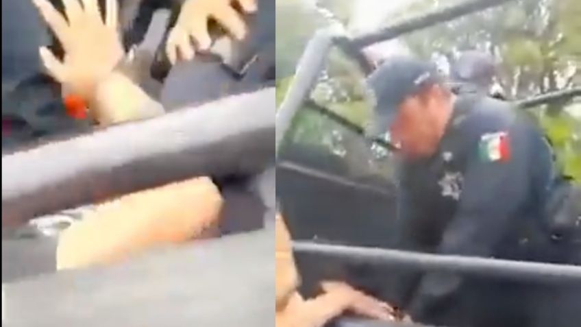 Policía somete con la rodilla a hombre; "por Dios, me estás asfixiando", le grita aterrorizado | VIDEO