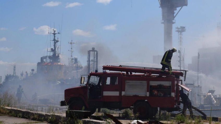 Ucrania denuncia ataques en Odesa y en el puerto de Mykolaiv