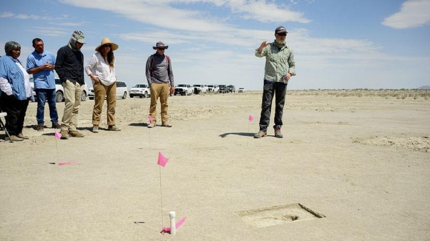 Investigadores encuentran "huellas fantasmas" de hace 12 mil años en el desierto de Utah