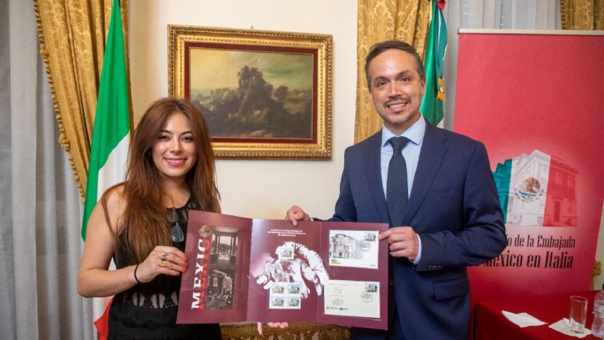 La Embajada de México en Italia presenta Estampilla postal emitida por la “Poste Italiana”