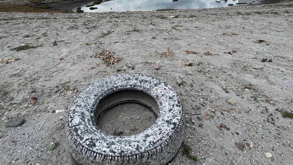 En la presa de Valsequillo, en Puebla, el nivel es bajo. Campesinos de la entidad han dejado de sembrar por falta del líquido