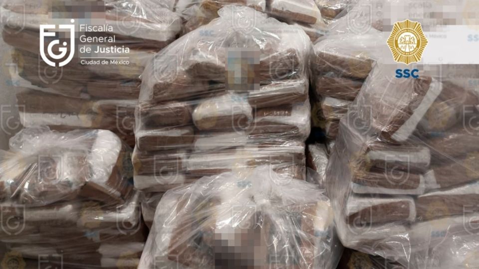 El martes la SSC detuvieron a los hombres después de asegurar poco más una tonelada 600 kilogramos de droga