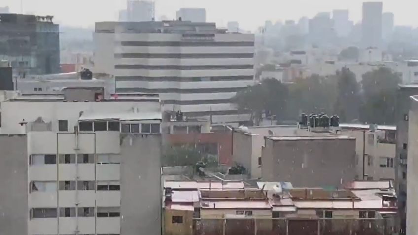 Lluvia deja afectaciones en alcaldías de la CDMX: alertan por posible caída de granizo