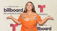 Chiquis Rivera paraliza la red con entallado traje rojo con negro | VIDEO