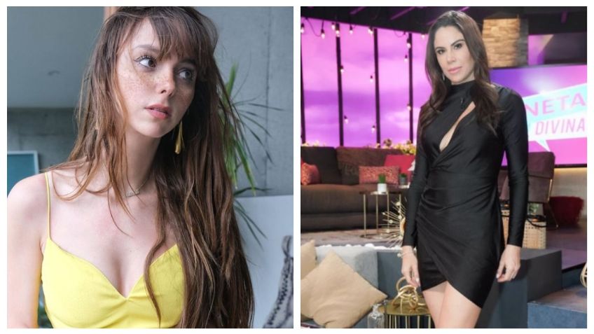 Natalia Téllez intenta besar a Paola Rojas en "Netas Divinas" | VIDEO