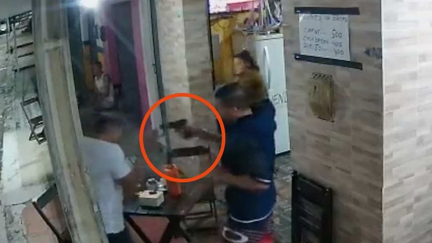 Vídeo muestra la ejecución de un guardia; el asesino le quitó su arma y después la vida