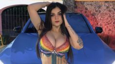 Karely Ruiz logra corona del CuernaPride y celebra el amor con bikini multicolor: FOTOS