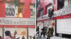 Videos: Así se incendió la Plaza de la Tecnología en el centro de CDMX