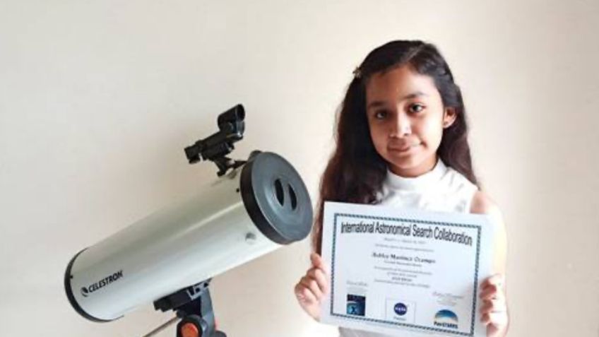 Ashley Martínez, la niña mexicana que descubrió un asteroide y fue reconocida por la NASA