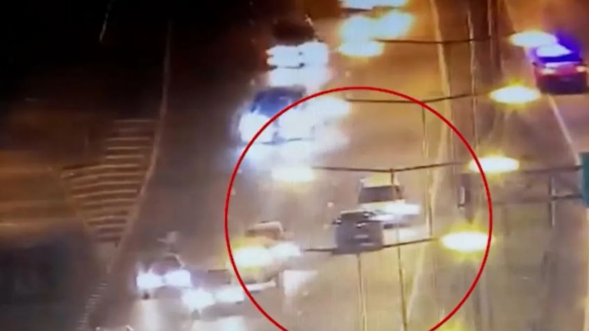 Video: Auto en sentido contrario se estrella contra una camioneta en Buenos Aires