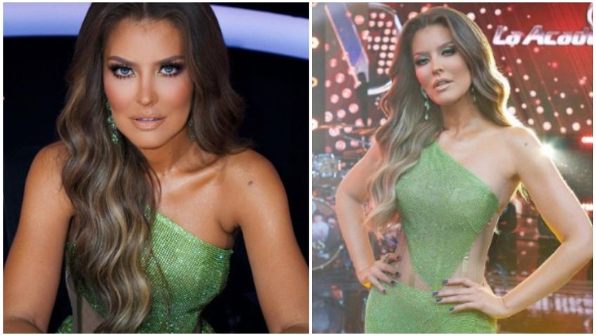 La Academia 20 años: Vanessa Claudio se luce con espectacular escote en vestido morado | FOTO