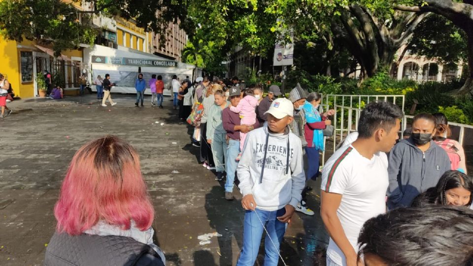 Se registraron largas filas para votar