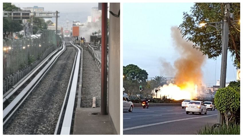 Metro CDMX: Así fue el momento de la explosión que paralizó la Línea 2 | FOTO y VIDEO