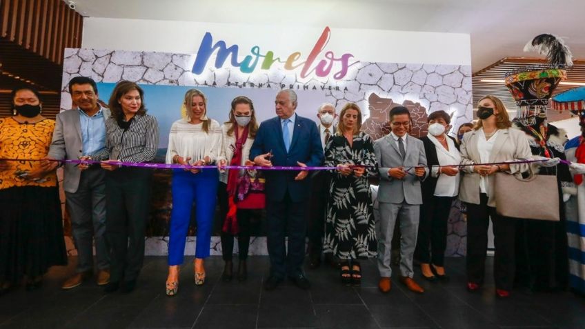 Presente Morelos en Punto México, exposición sobre riqueza cultural y oferta turística