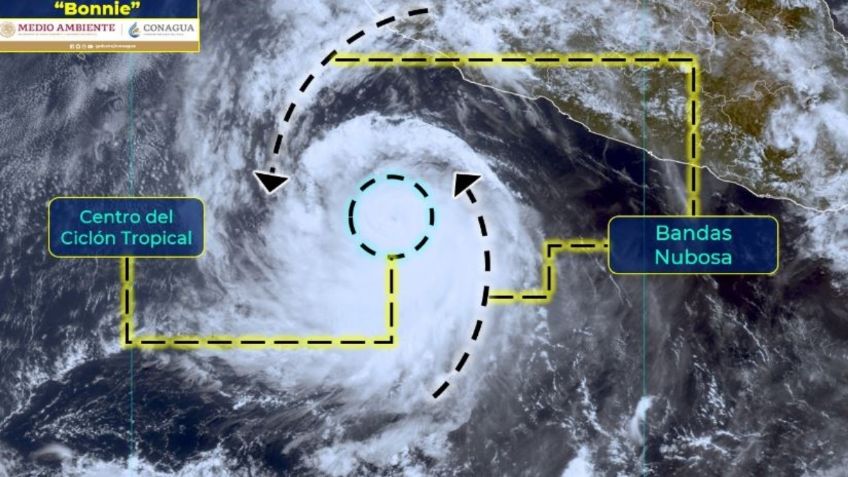 Huracán Bonnie categoría 3 EN VIVO: Genera lluvias intensas en Michoacán y Colima