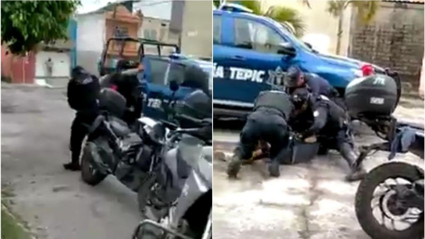 Vecinos de Tepic denuncian detención arbitraria en contra de dos jóvenes